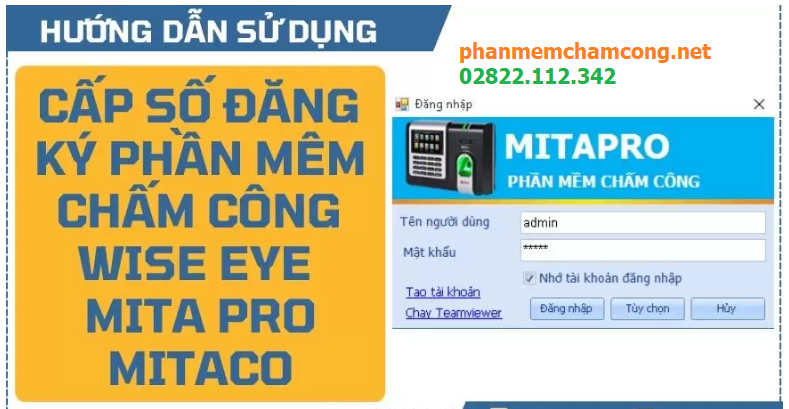 Cấp số đăng ký sử dụng phần mềm Mita Pro Cấp số đăng ký sử dụng phần mềm Mita Pro