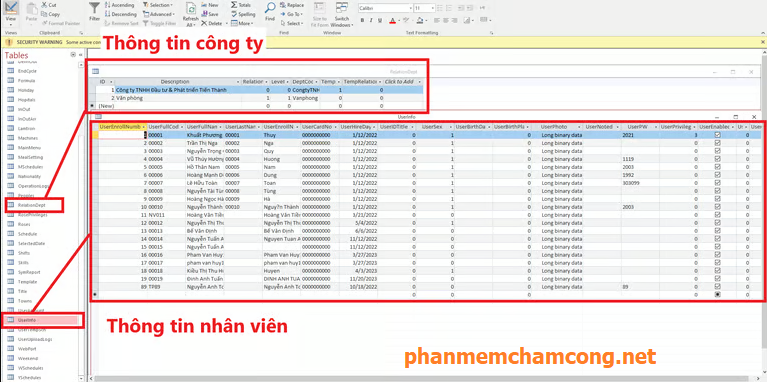 Dữ liệu phần mềm WiseEyeOn39